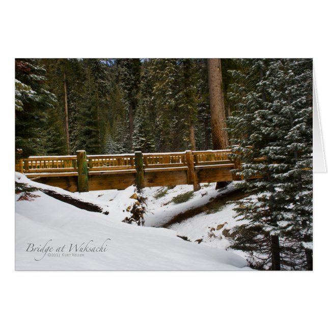 Puente en Wuksachi (Anverso (Horizontal))