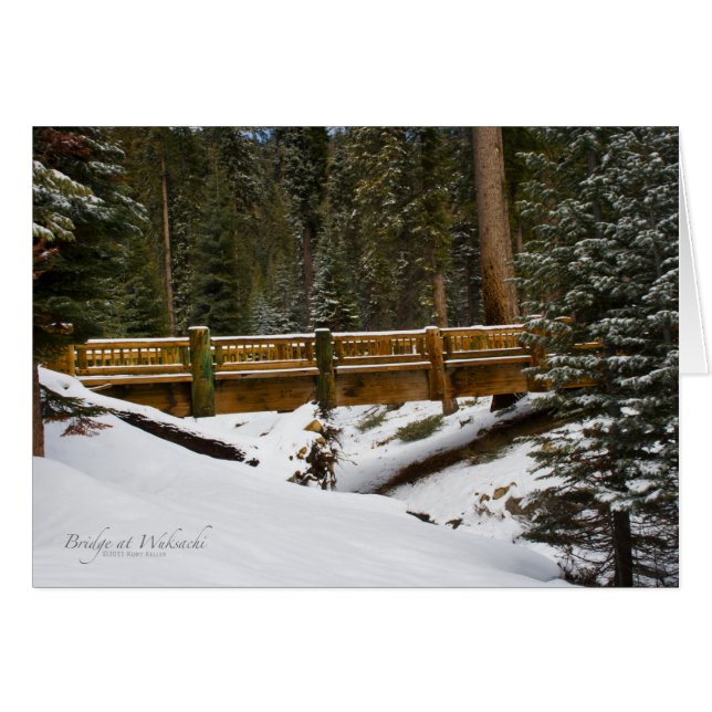 Puente en Wuksachi (Anverso (Horizontal))