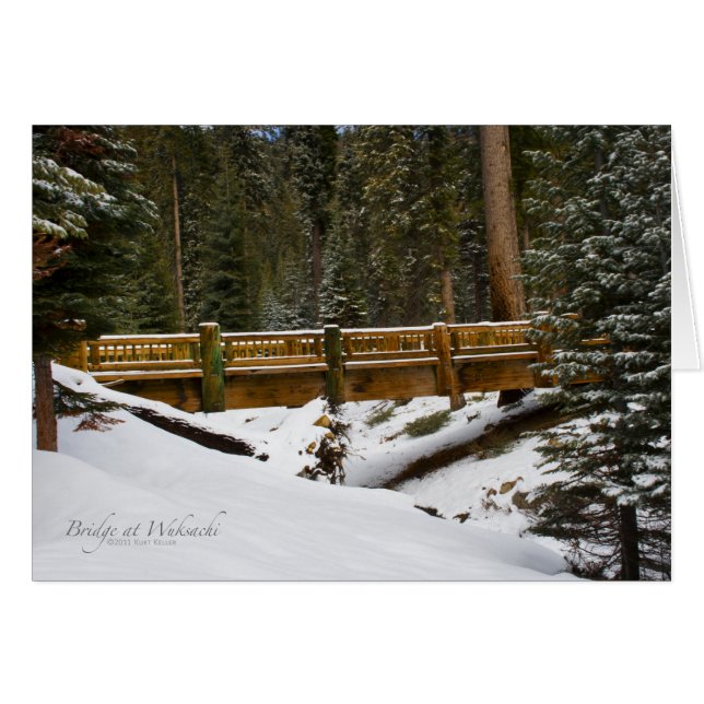 Puente en Wuksachi Cards (Anverso (Horizontal))