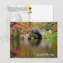Puente Gapstow, Central Park, NYC - Tarjeta postal