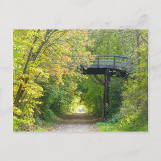 Puente George St en la postal otoño