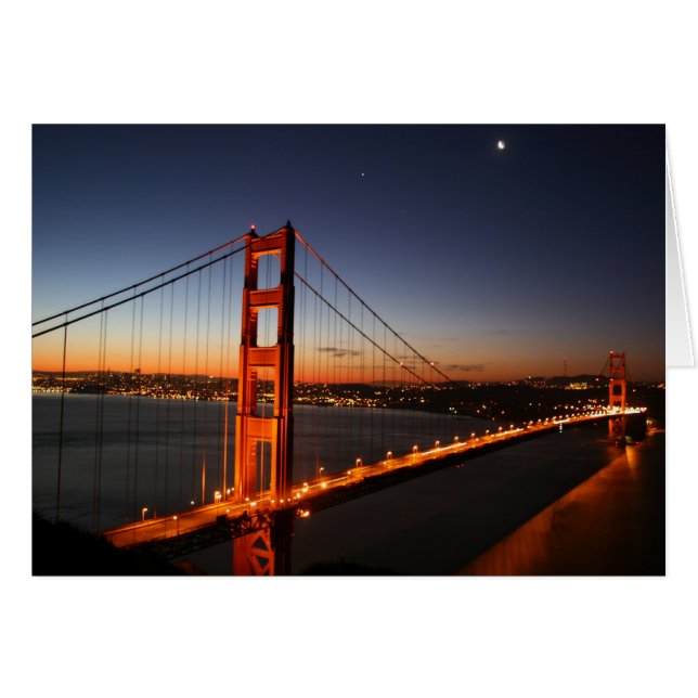 Puente Golden Gate al amanecer (Anverso (Horizontal))