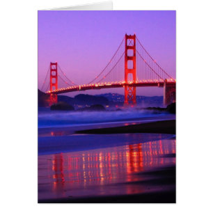 Puente Golden Gate en la playa del panadero en el