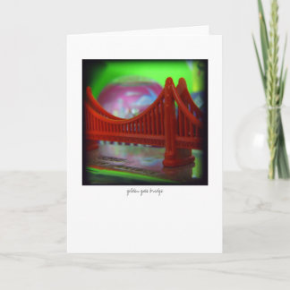 puente Golden Gate - tarjeta de felicitación