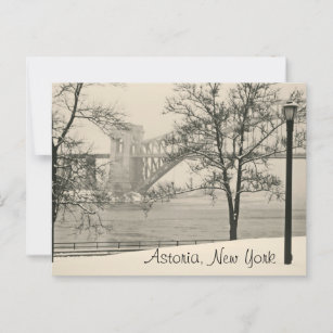 Puente Hellgate, postal Astoria Nueva York