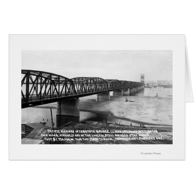 Puente interestatal de autopistas Portland OR Paci (Anverso (Horizontal))