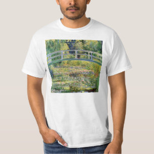Puente japonés de Monet con la camiseta de los