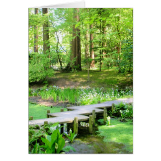 Puente japonés en los jardines de Nitobe