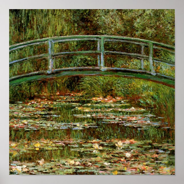 Puente Japonés Francés Arte de Monet (Frente)