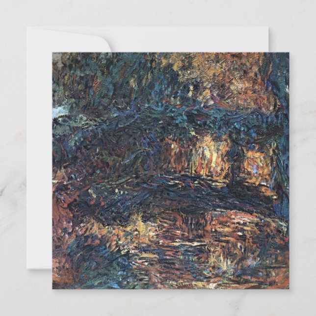 Puente Japonés por Claude Monet, Arte Antiguo Refi (Anverso)