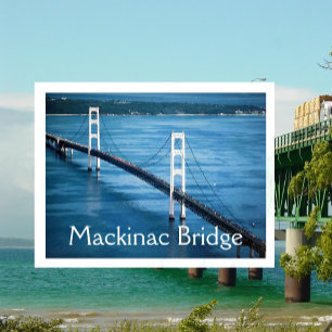 Puente Mackinac, Mac poderoso, postal Michigan