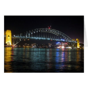 puente nocturno de sydney