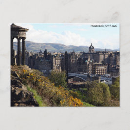 Puente Norte, postal de Edimburgo con Ciudad