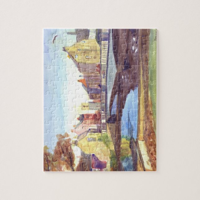 Puente Oldgate, rompecabezas de Morpeth (Vertical)