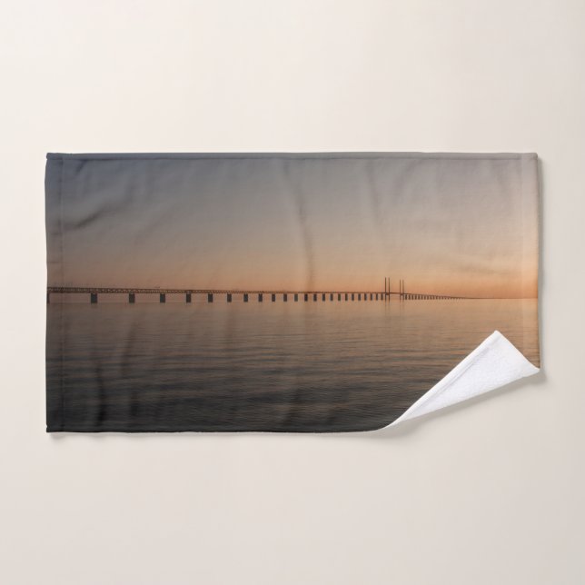 Puente Oresund (Toalla de mano)