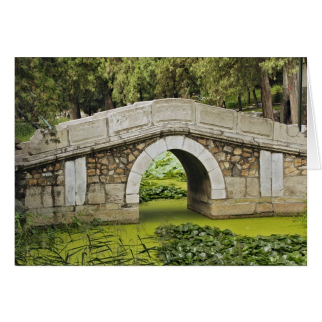 Puente, Palacio de Verano, Pekín, China (Anverso (Horizontal))