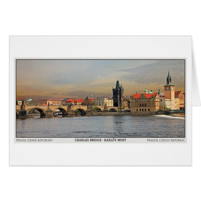 Puente Pano de Praga - de Charles (Anverso (Horizontal))