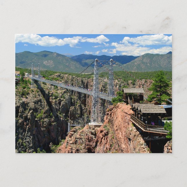 Puente Royal Gorge - Tarjeta postal (Anverso)