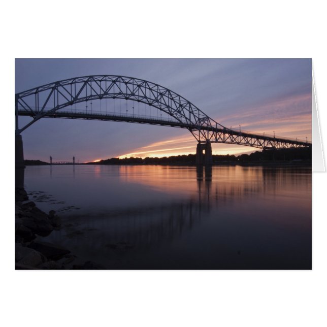 Puente Sagamore sobre el canal de Cape Cod, (Anverso (Horizontal))