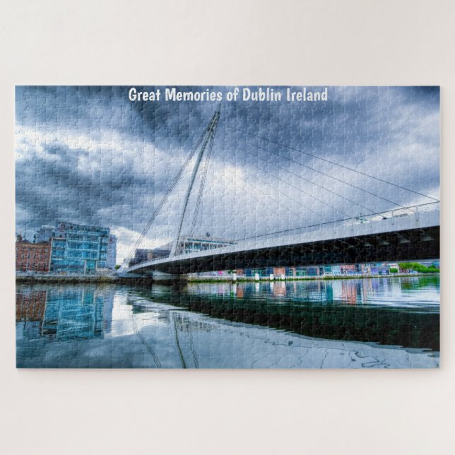 Puente Samuel Beckett Dublín. Rompecabezas (Horizontal)
