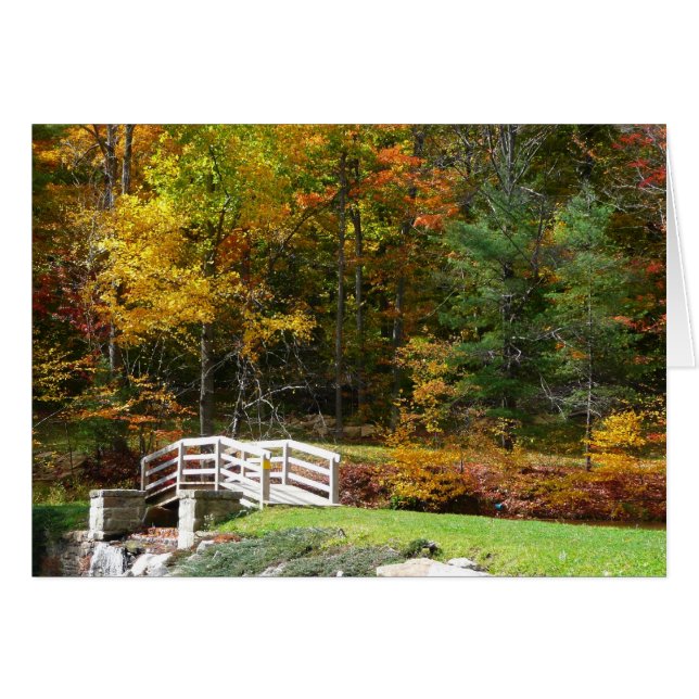 Puente Seven Springs Fall I Paisaje de Otoño (Anverso (Horizontal))