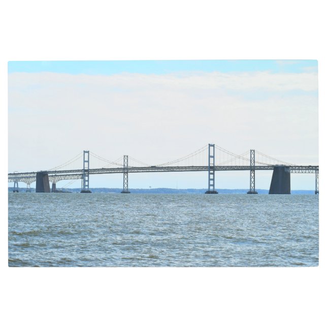 Puente sobre arte mural Metalizado de la bahía de  (Anverso)