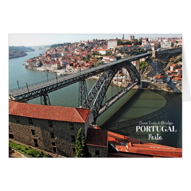 Puente sobre el río Douro, Porto, Portugal (Anverso (Horizontal))