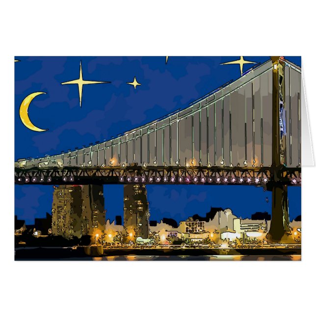 Puente Starry Night Ben Franklin (Anverso (Horizontal))