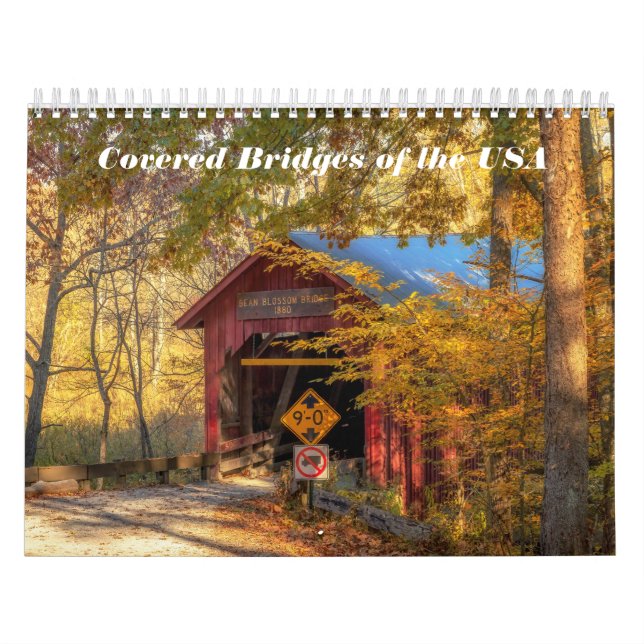 Puentes cubiertos del Calendario de los Estados Un (Tapa)