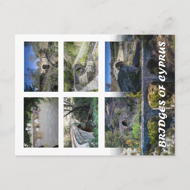 Puentes de postales de Chipre (Anverso)