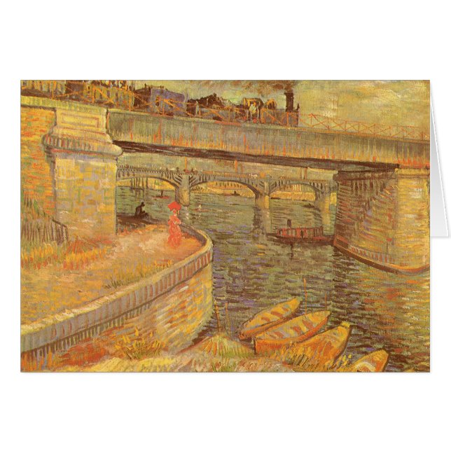 Puentes de Vincent van Gogh a través del Asnieres  (Anverso (Horizontal))