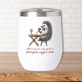 Puercoespín Único Divertido Lindo con Pajarita Ama