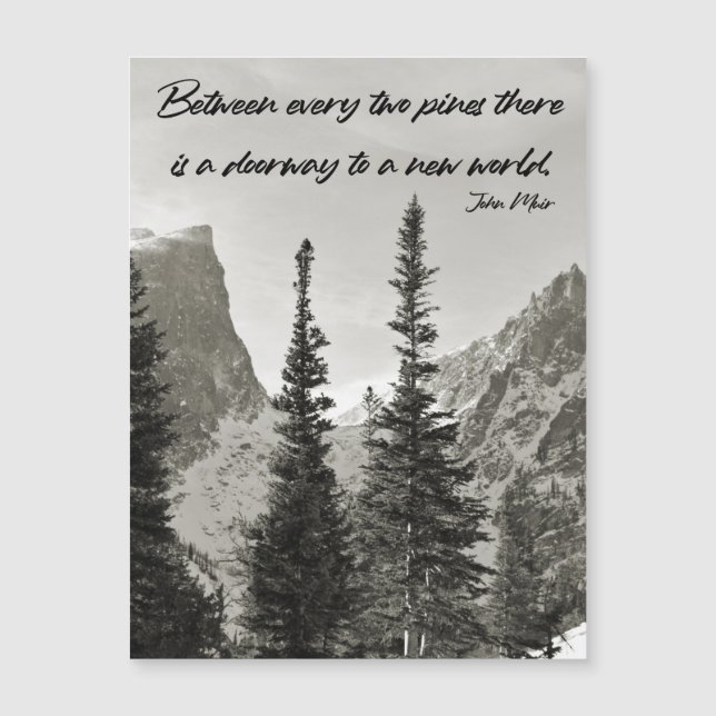 Puerta a un nuevo mundo en las montañas (Anverso)