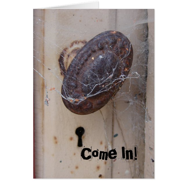 Puerta Abandonada, ¡Entra! Invitación (Frente)