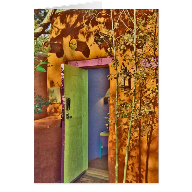 Puerta abierta #2 de Taos New México (Frente)