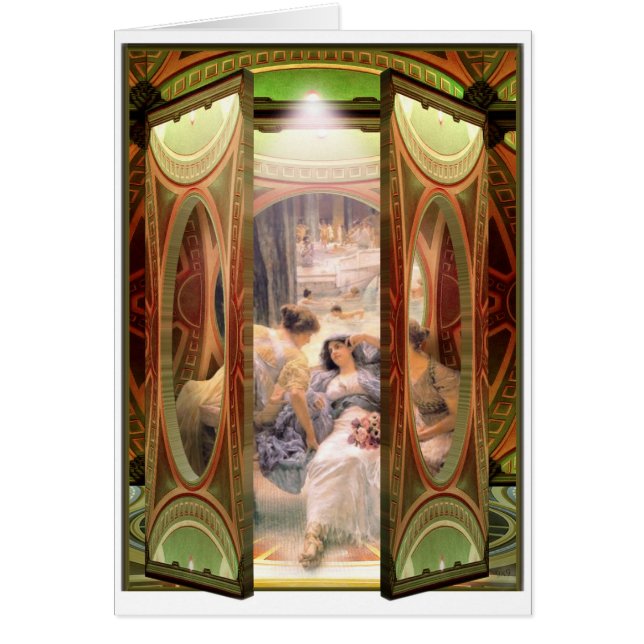 Puerta abierta a los baños (Frente)