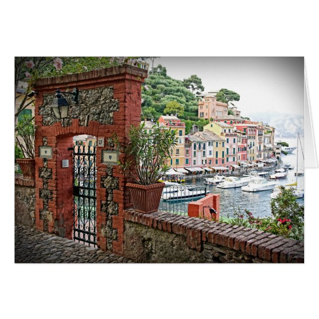 Puerta al paraíso - Portofino, Italia (Anverso (Horizontal))