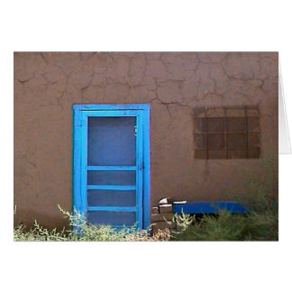 puerta azul