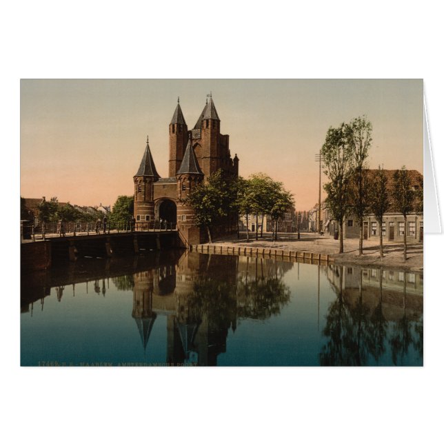 Puerta de Amsterdam, Haarlem, Países Bajos (Anverso (Horizontal))