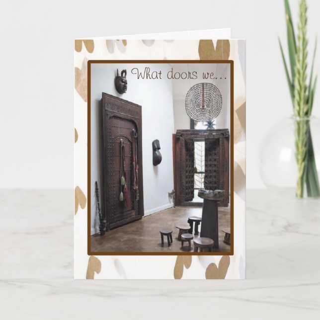 Puerta de aventuras/ Tarjeta El día de San Valentí (Anverso)