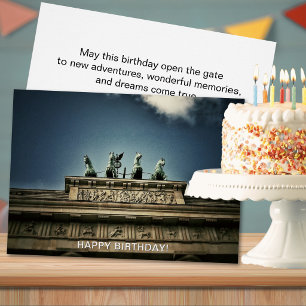 Puerta de Brandeburgo Berlín Cumpleaños