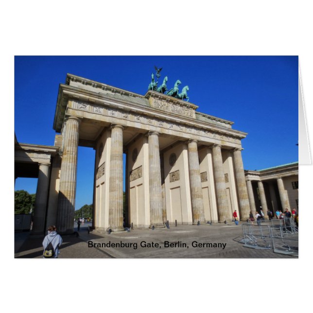 Puerta de Brandenburgo, Berlín, Alemania (Anverso (Horizontal))
