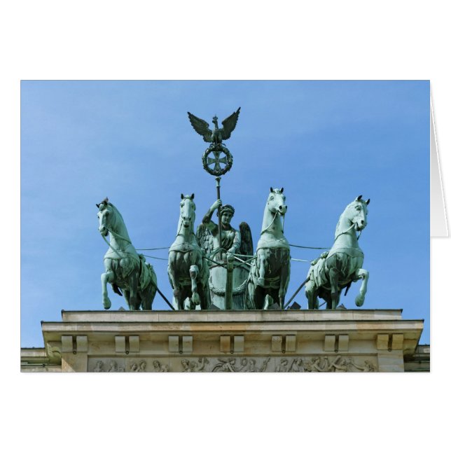 Puerta de Brandenburgo Quadriga Berlín (Anverso (Horizontal))