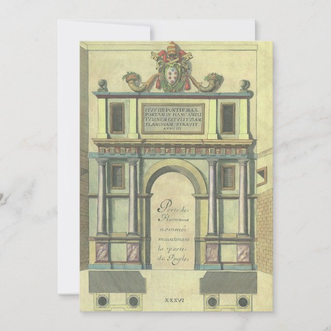 Puerta de Iglesia Antigua Arquitectura del Renacim (Anverso)