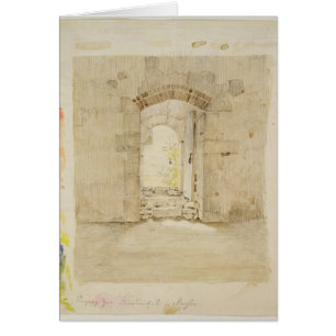 Puerta de la entrada a la escuela real en Meissen