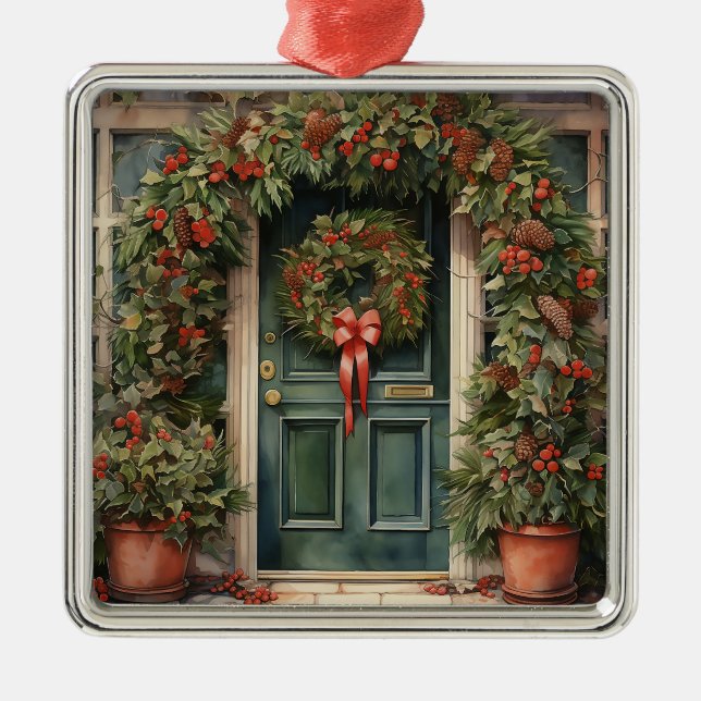 PUERTA DE NAVIDADES DE DECORACIÓN ORNATIVA (Frente)