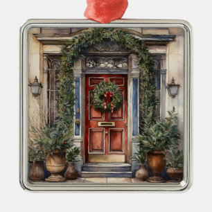 PUERTA DE NAVIDADES DE DECORACIÓN ORNATIVA