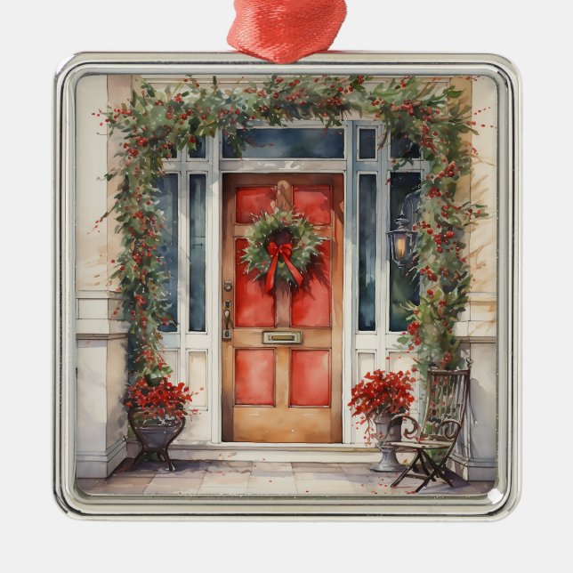 PUERTA DE NAVIDADES DE DECORACIÓN ORNATIVA (Frente)