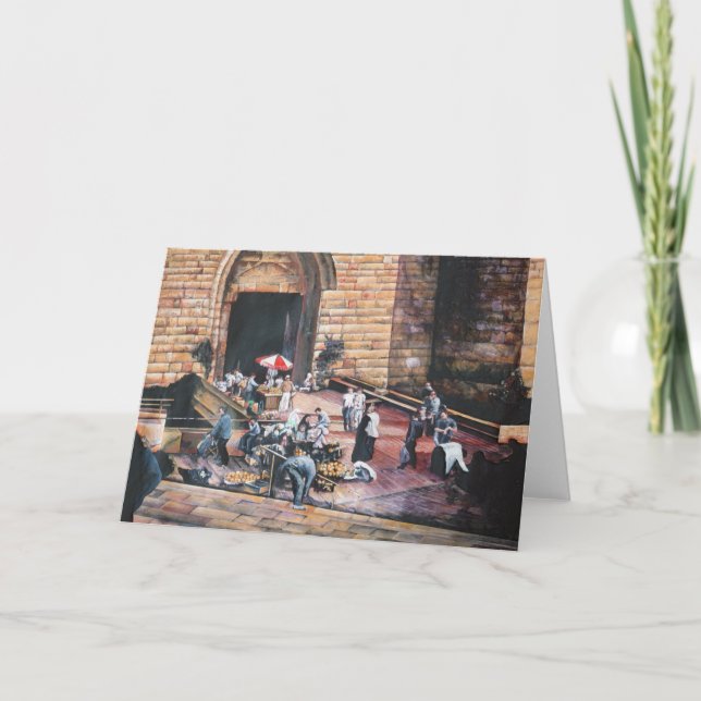 Puerta de Oro de Damasco, antigua tarjeta de felic (Anverso)