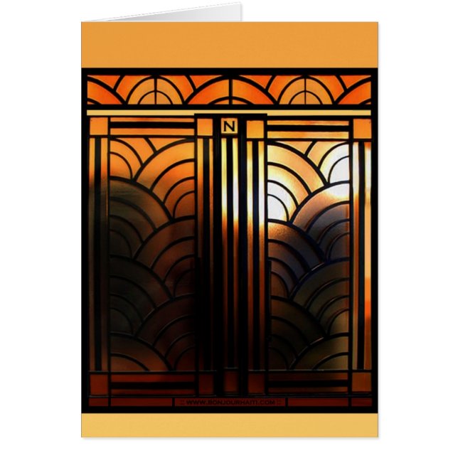 Puerta del art déco (Frente)